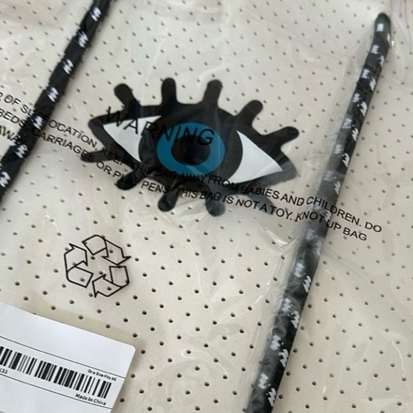 Large Neoprene Tote with Evil Eye - Picture 5 of 8